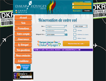 Tablet Screenshot of dakarvoyages.com